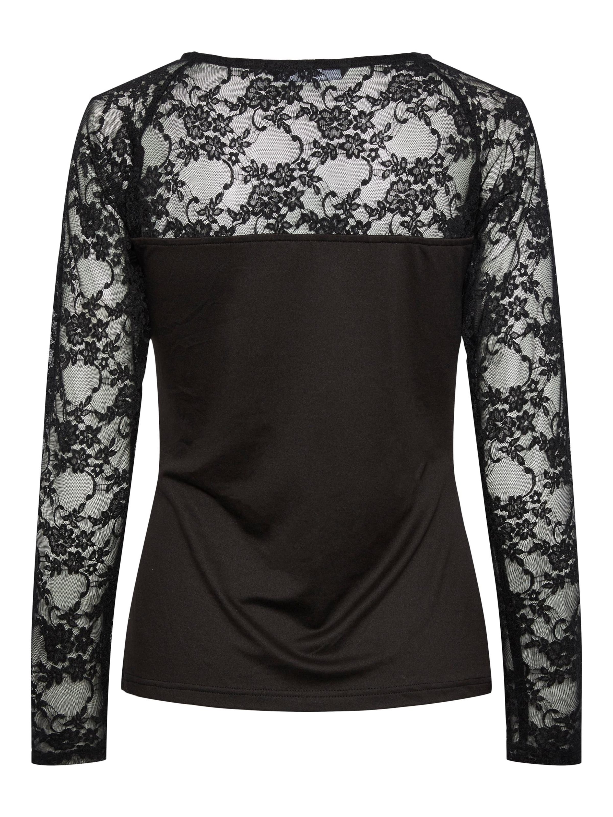 PIECES Μπλουζάκι 'JANET' σε μαύρο: μπροστά