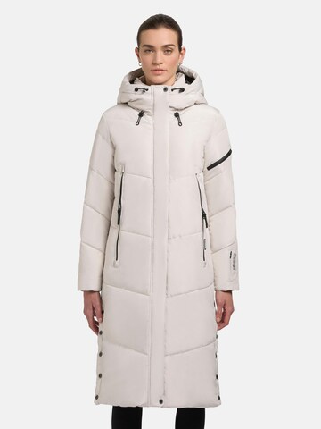 khujo Winter Coat 'Sonje6-YM' in White: front