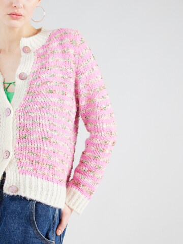 Rich & Royal Knit Cardigan in Pink