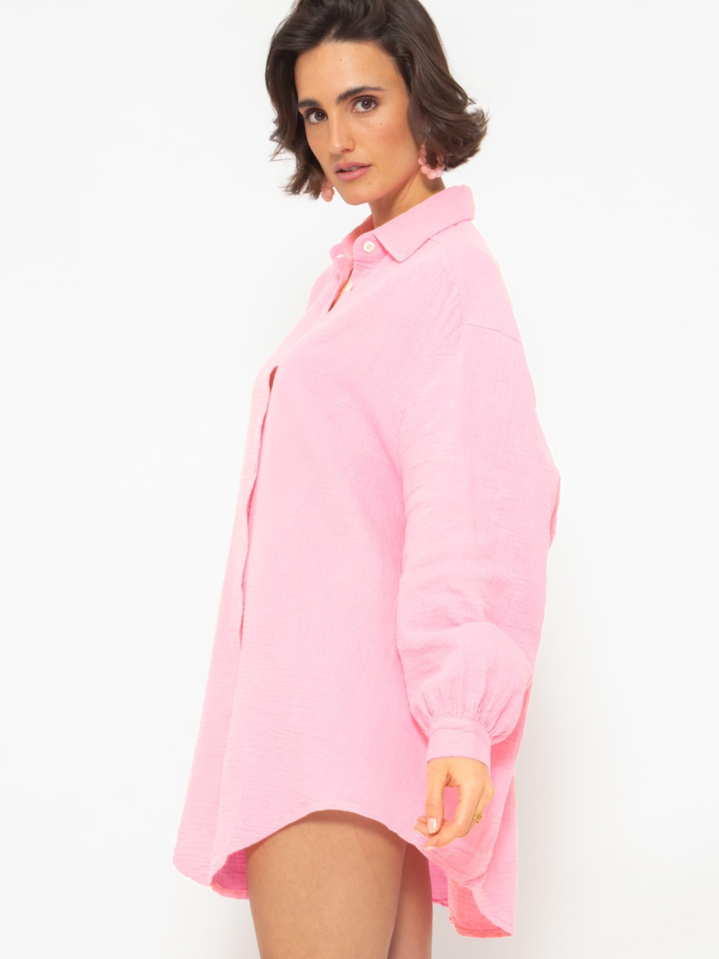 SASSYCLASSY Blouse 'lange Variante' in Pink