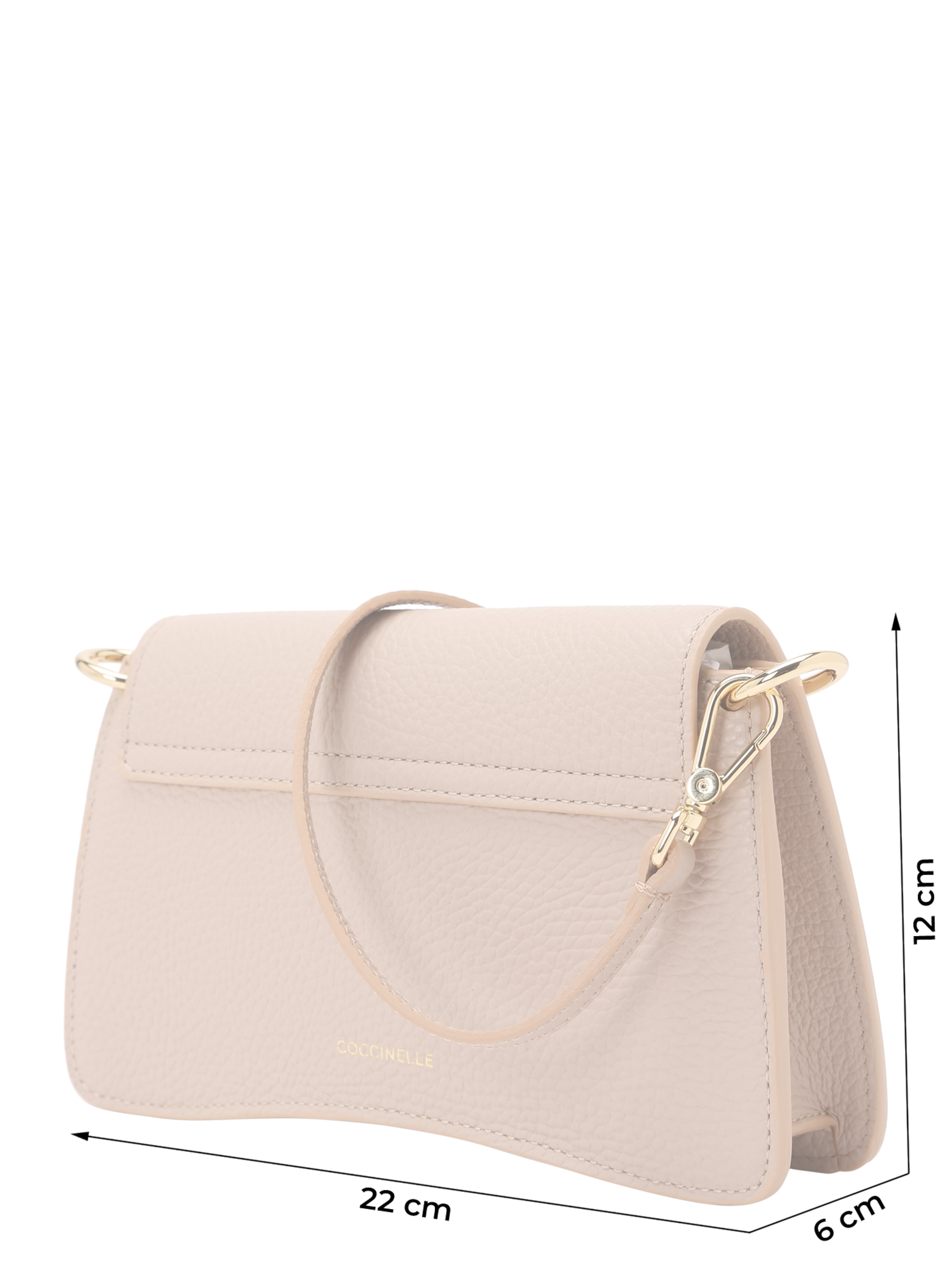 Coccinelle Taška přes rameno – béžová