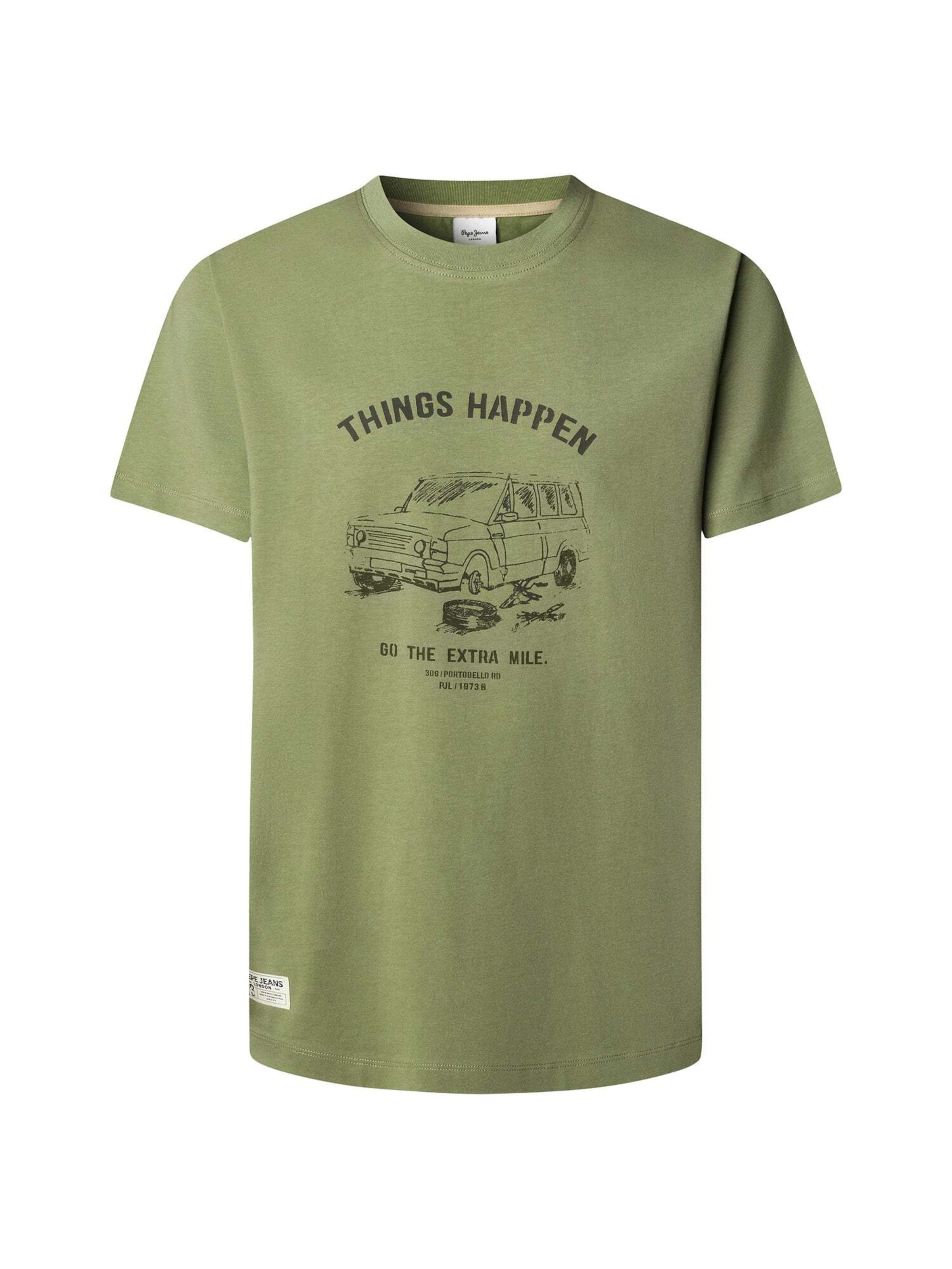 Pepe Jeans Shirt 'Sheldon' in Olive / Dark green, Item view