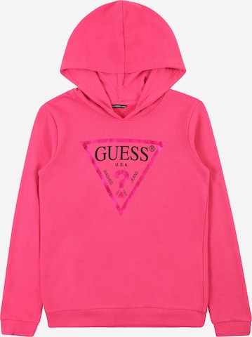 GUESS Mikina – pink: přední strana