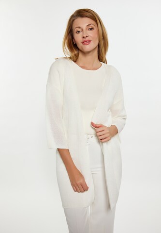 usha WHITE LABEL Knit cardigan in White