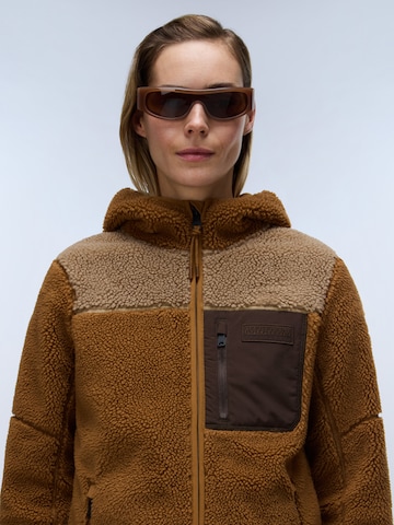 NAPAPIJRI - Chaqueta polar 'YUPIK' en marrón