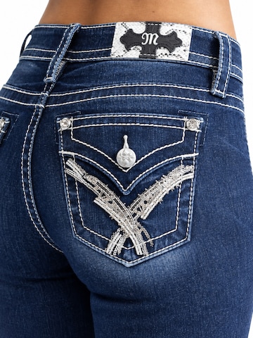 Miss Me Boot cut Jeans 'D1117 Mid-Rise Boot' in Blue