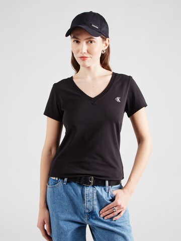Maglietta di Calvin Klein Jeans in nero: frontale