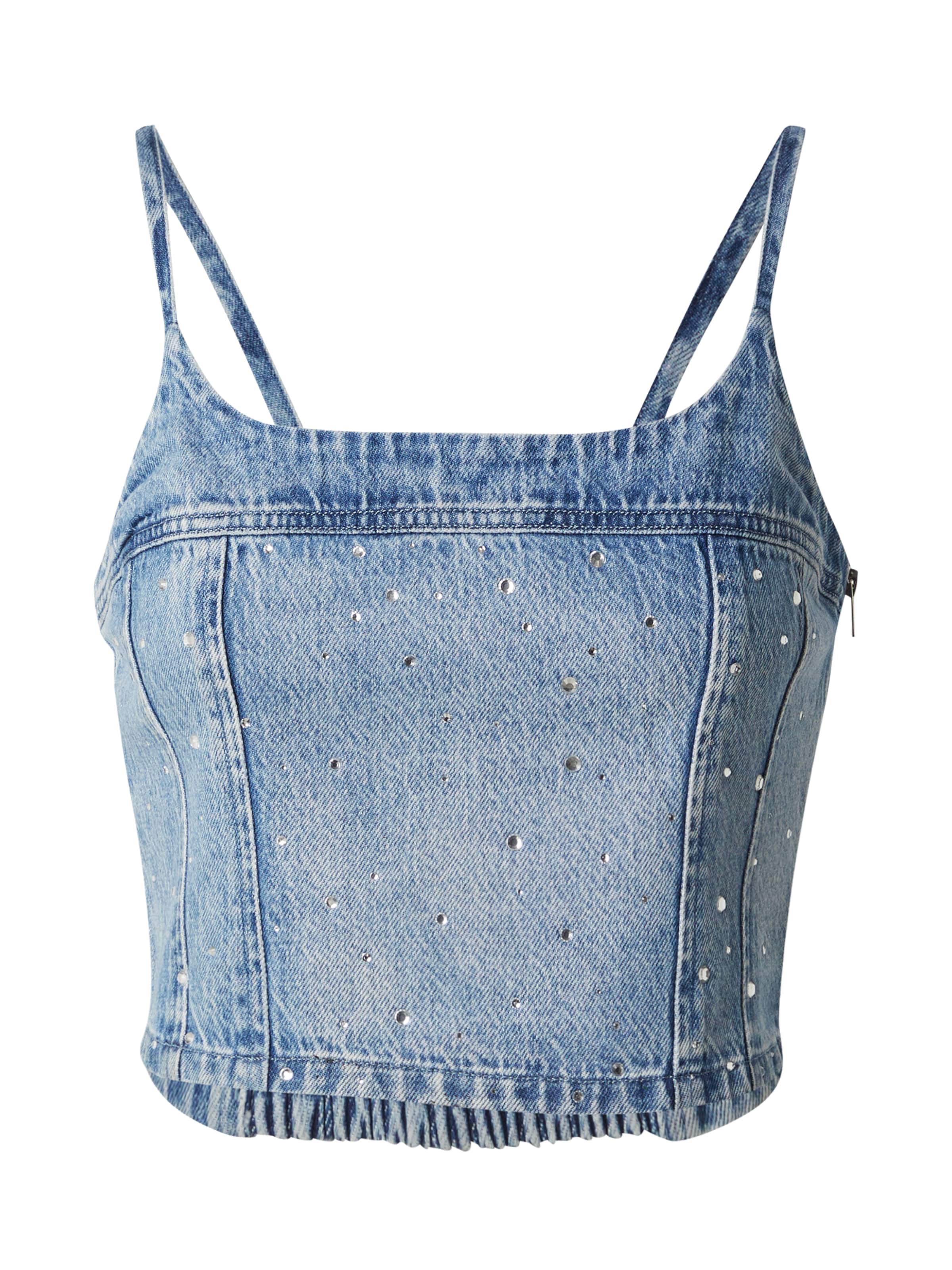 LEVI'S ® Топ 'Jadine Denim Cami Tank Top' в синьо: отпред