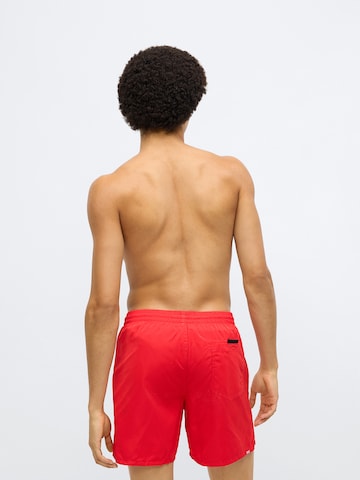 DIESEL Плавательные шорты 'SOCCER-41-D-CORE' в Красный