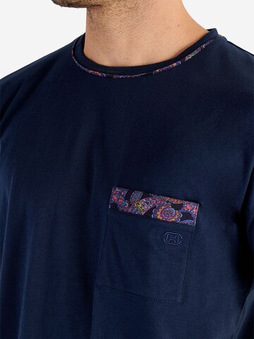 HOM Shorty Pyjama ' Ringo ' in Blau