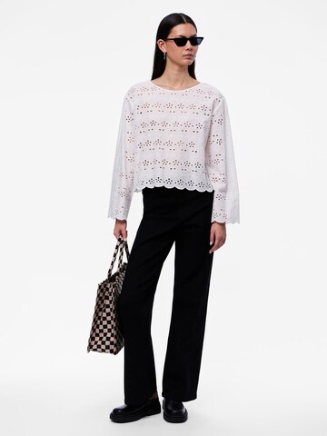 Camicia da donna 'Armorine' di PIECES in bianco