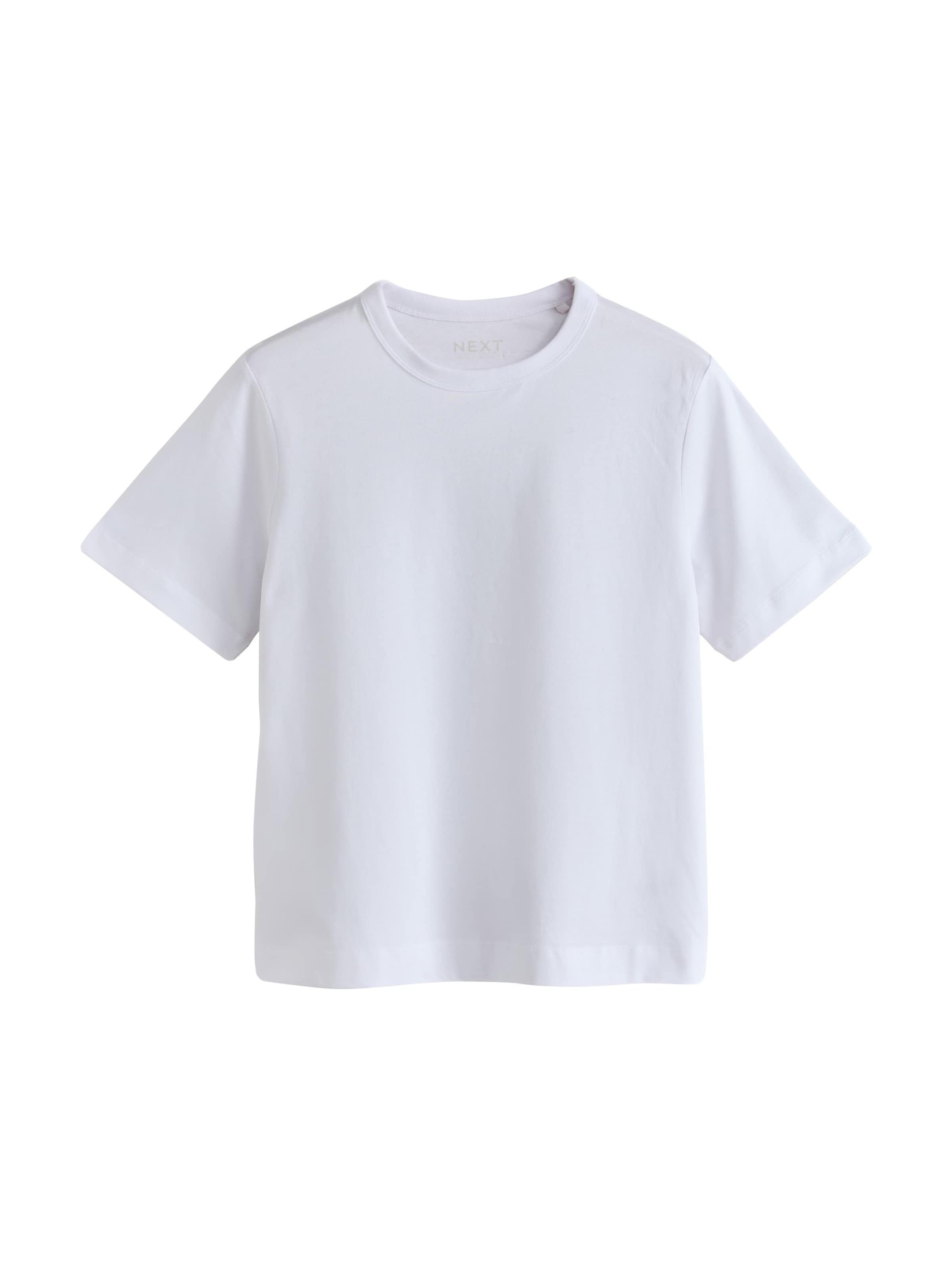 Tricou de la Next pe alb: față
