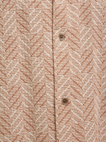 JACK & JONES Comfort fit Overhemd 'JPRBLUVincent' in Oranje