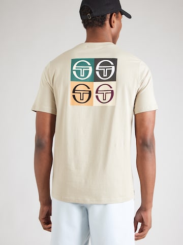 T-Shirt fonctionnel 'Warhol' Sergio Tacchini en beige : devant
