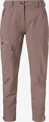 Regular Pantalon outdoor 'Cascata' Schöffel en violet : devant