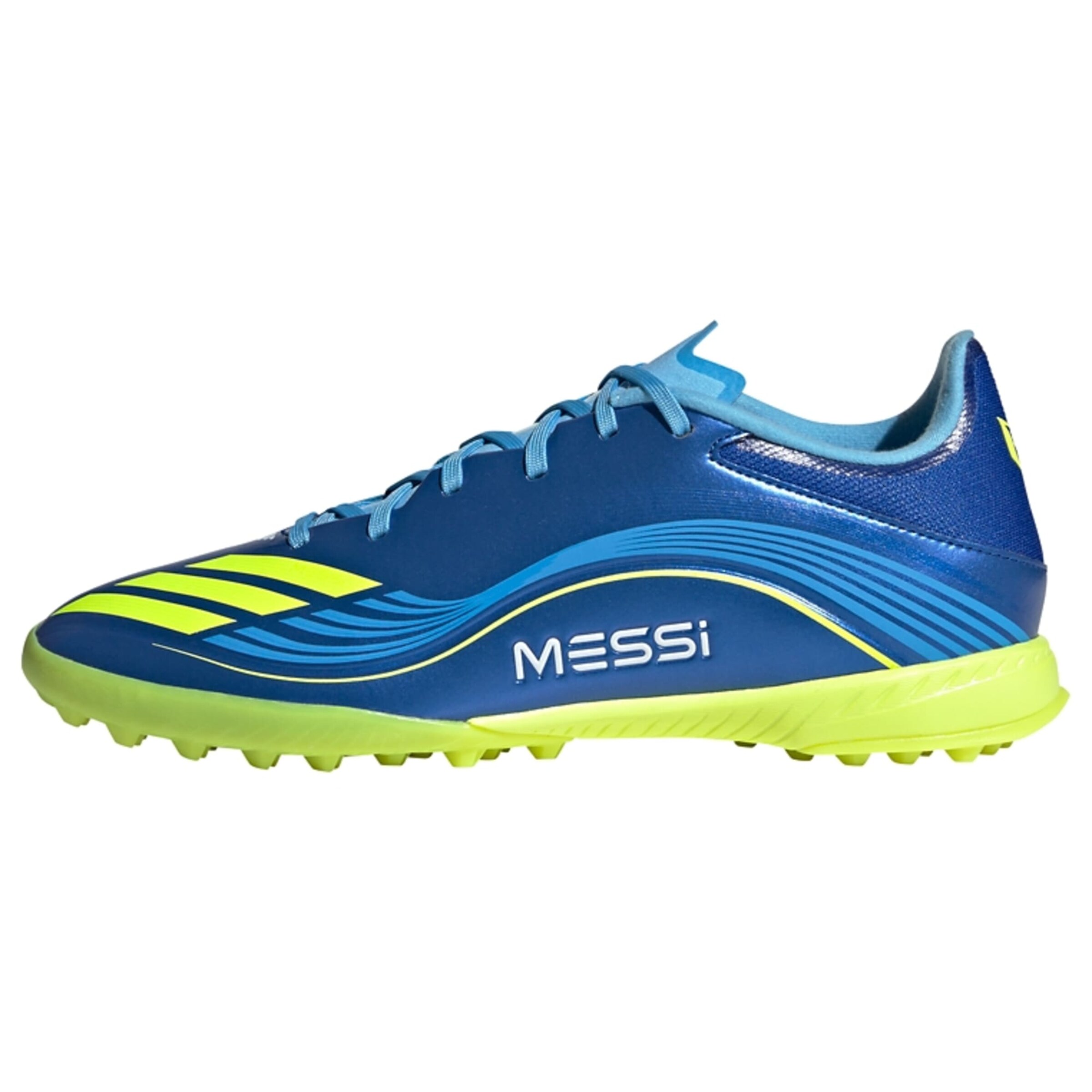 ADIDAS PERFORMANCE - Zapatillas de fútbol 'F50 Messi League' en azul: frente