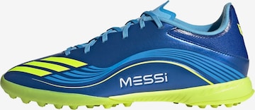 Chaussure de foot 'F50 Messi League' ADIDAS PERFORMANCE en bleu : devant