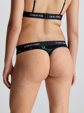 Calvin Klein Underwear Tangá - Čierna