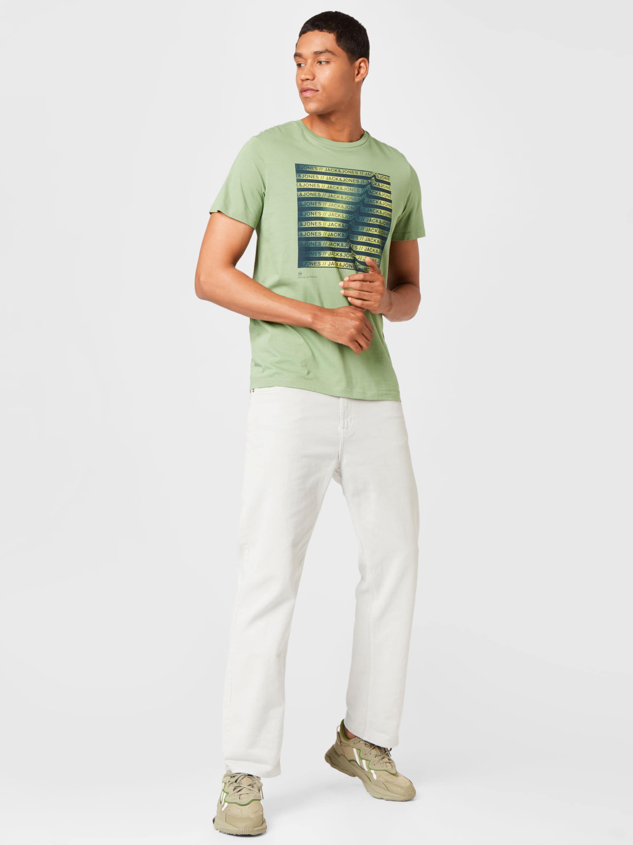Männer Shirts JACK & JONES T-Shirt in Mint - FZ22681 Männer Shirts JACK & JONES T-Shirt in Mint - FZ22681