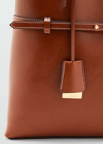 MANGO Schultertasche 'Dahlia' in Braun