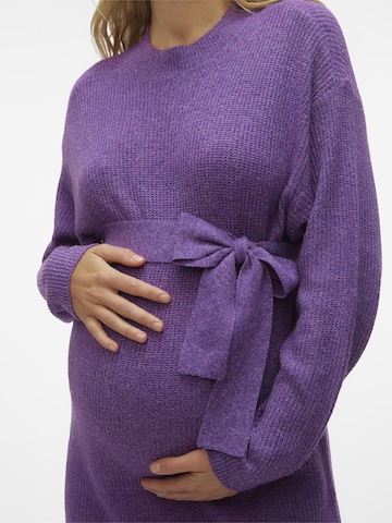 purpurinė MAMALICIOUS Megzta suknelė 'Svala'