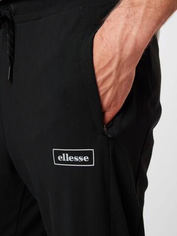 ELLESSE Tapered Sportbroek 'Materaza' in Zwart