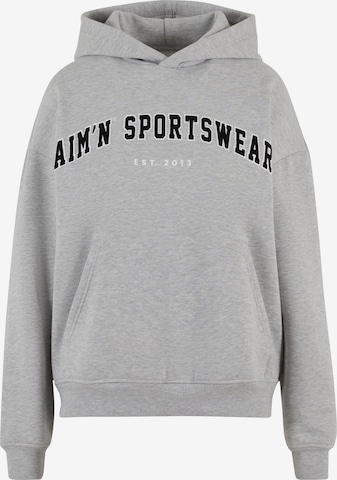 Aim'n Sweatshirt 'Varsity Sweat' in Grey: front