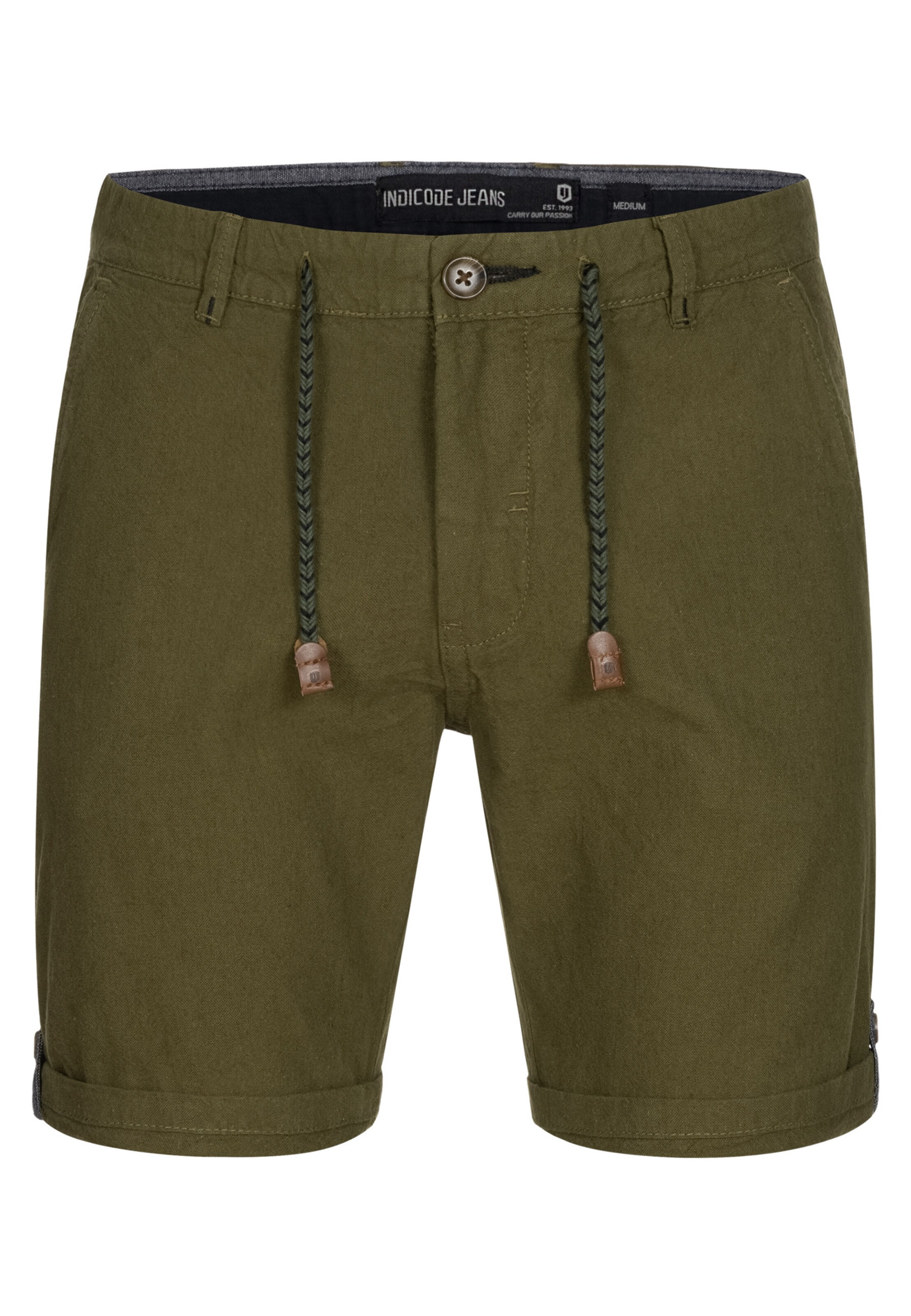 INDICODE JEANS Chino ' Beauvals ' in Groen: voorkant