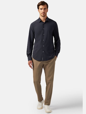 Boggi Milano Slim fit Button Up Shirt in Blue