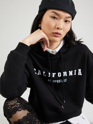 AÉROPOSTALE Sweatshirt 'CALIFORNIA' in Black