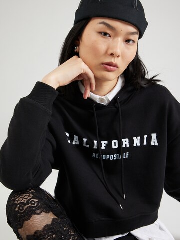 AÉROPOSTALE Sweatshirt  'CALIFORNIA' in Schwarz