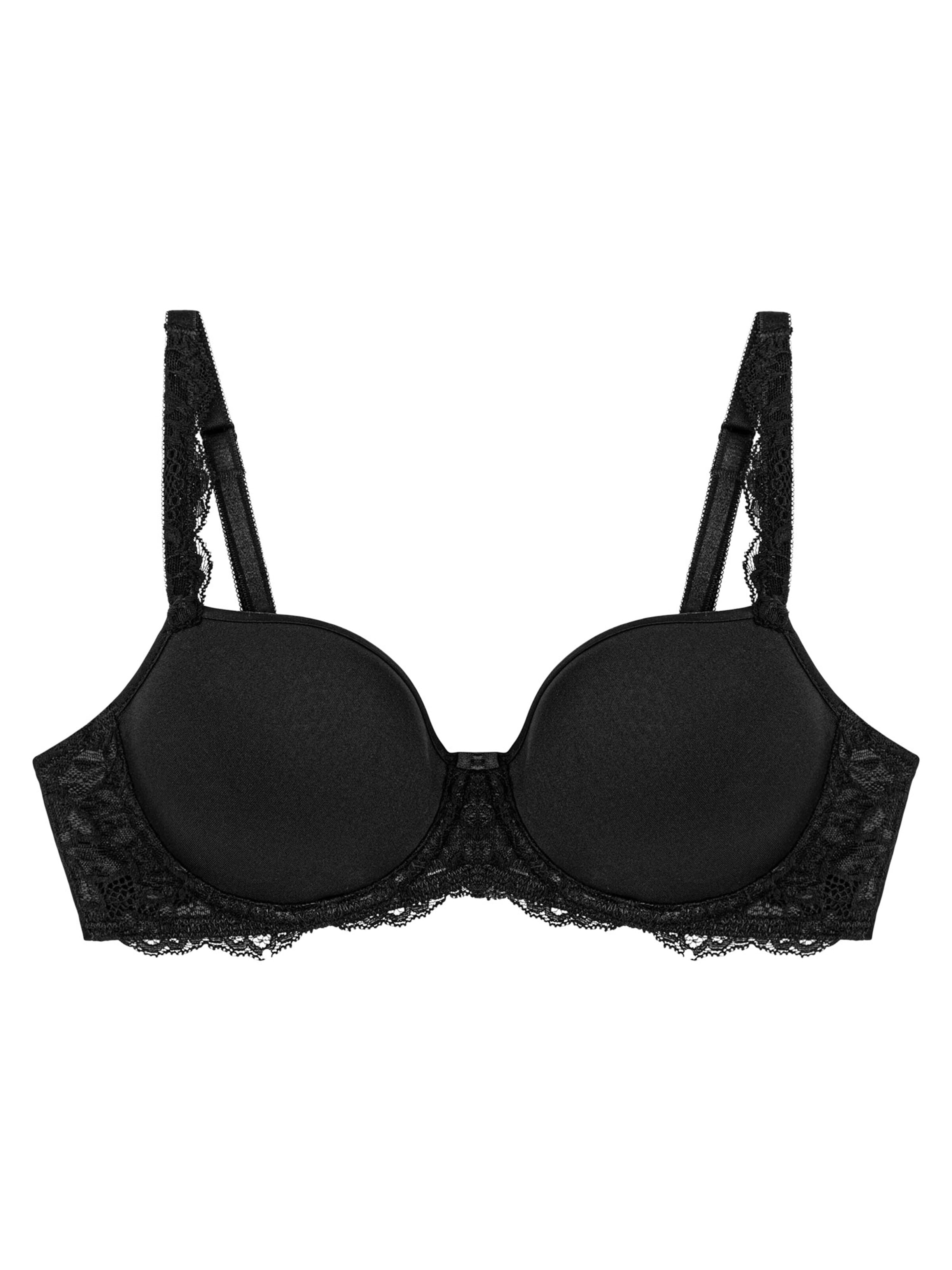 TRIUMPH T-Shirt BH 'Amourette Charm'‌‌‌‌‌‌‌‌‌ in Schwarz: Vorderseite