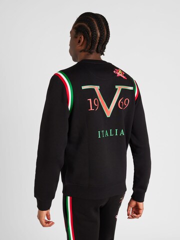 19V69 ITALIA Sweatshirt 'Bruno' in Schwarz