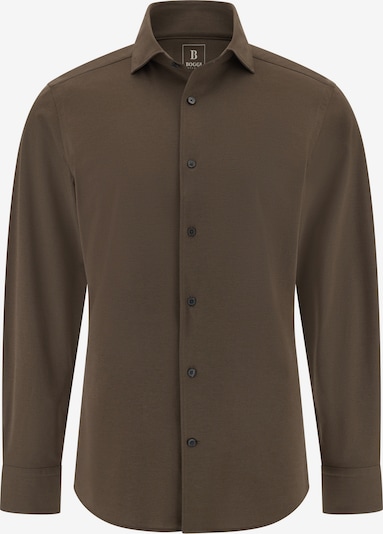 Marškiniai iš Boggi Milano, spalva – tamsiai ruda, Prekių apžvalga