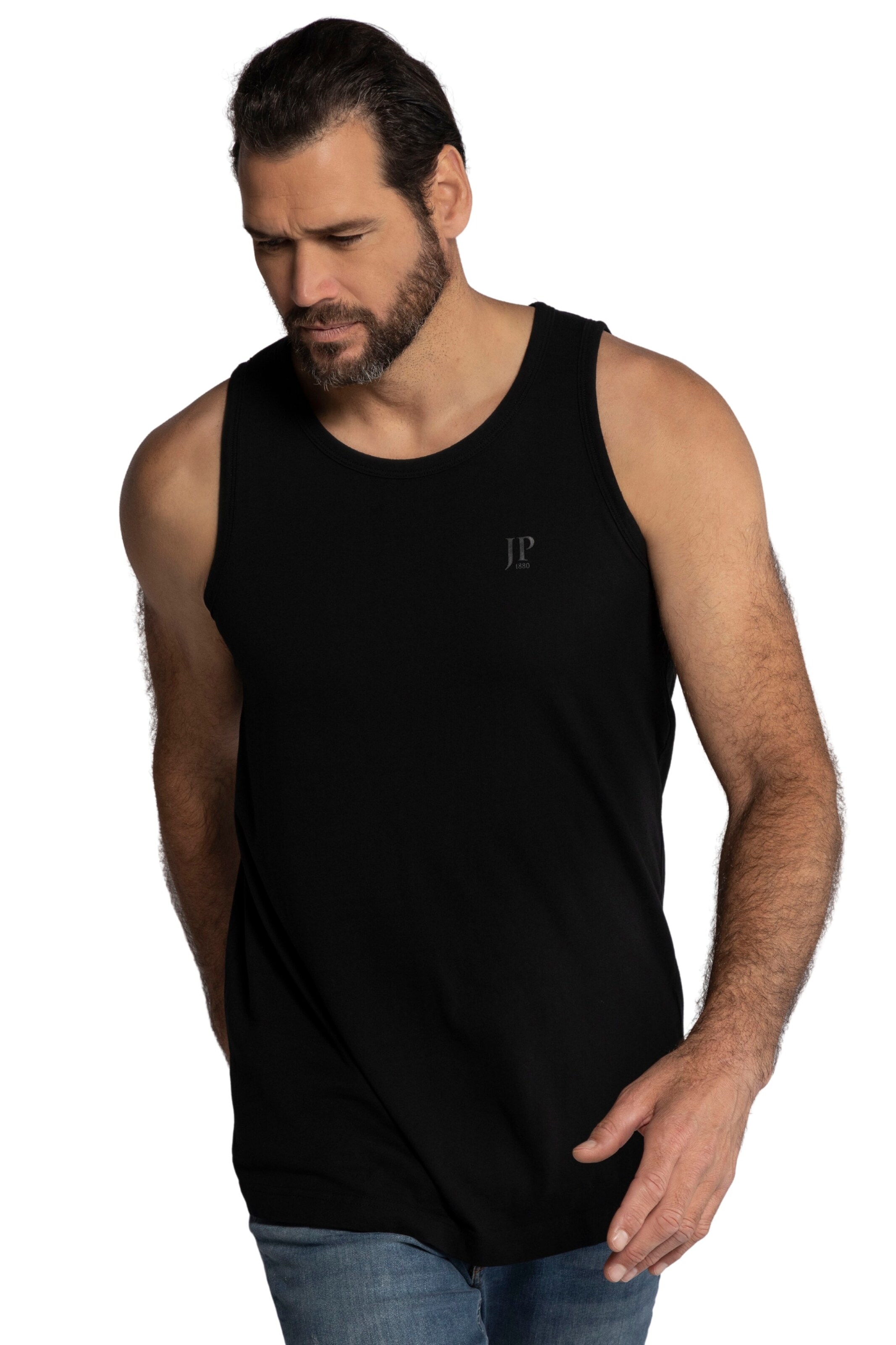 JP1880 Top in Schwarz: Vorderseite