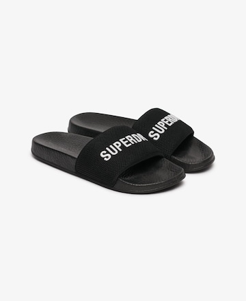 Superdry & Co Pantolette in Schwarz