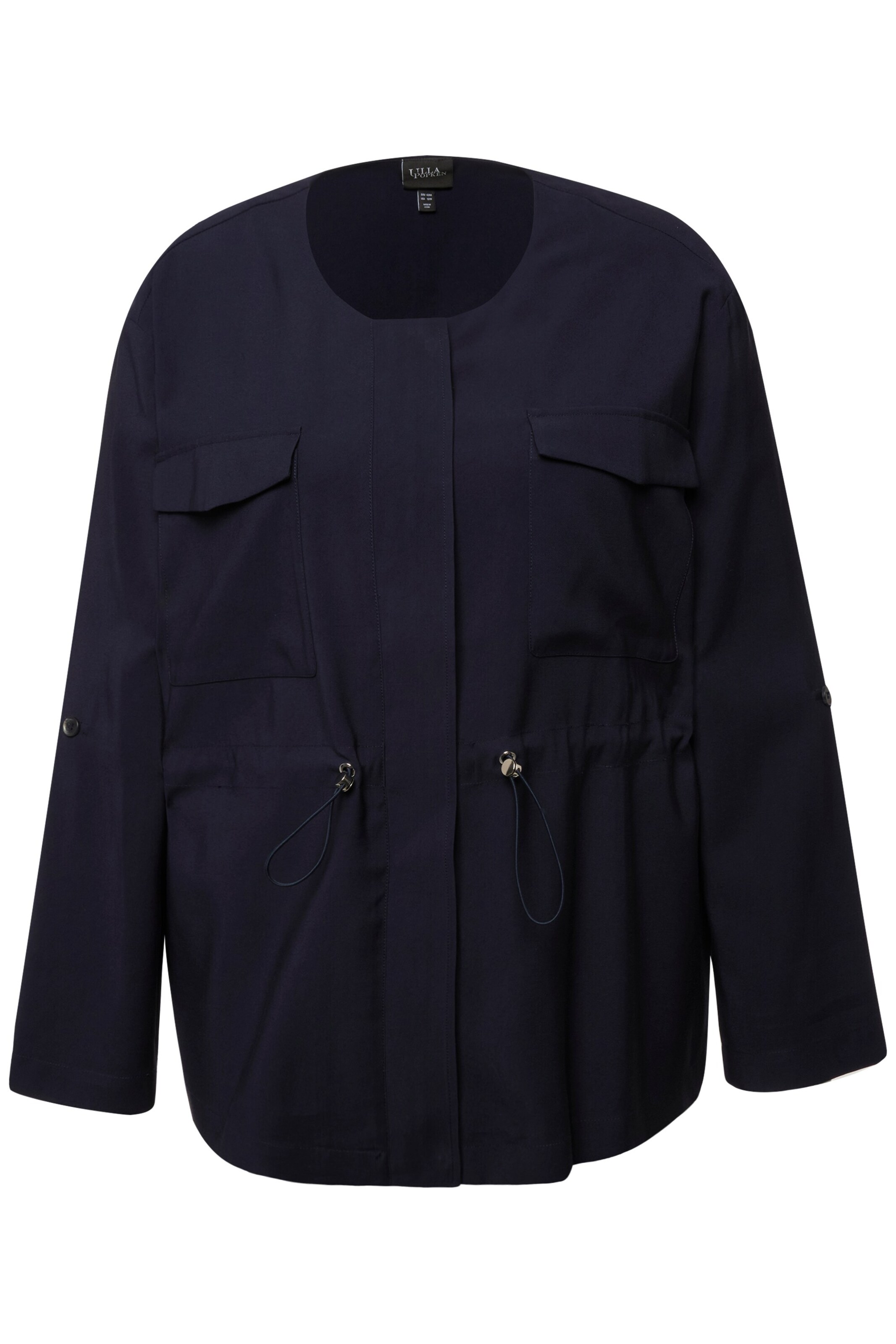 Ulla Popken Jacke in Blau: Vorderseite