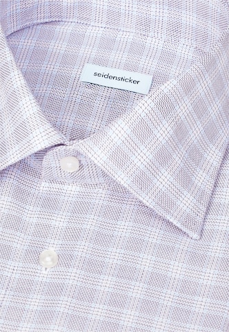 SEIDENSTICKER Regular Fit Businesshemd in Blau