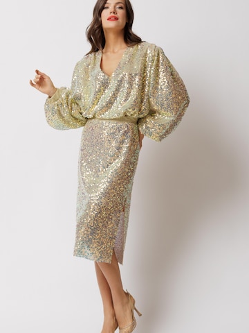 Couture de Marie Blouse 'SOLÈNE' in Gold: front