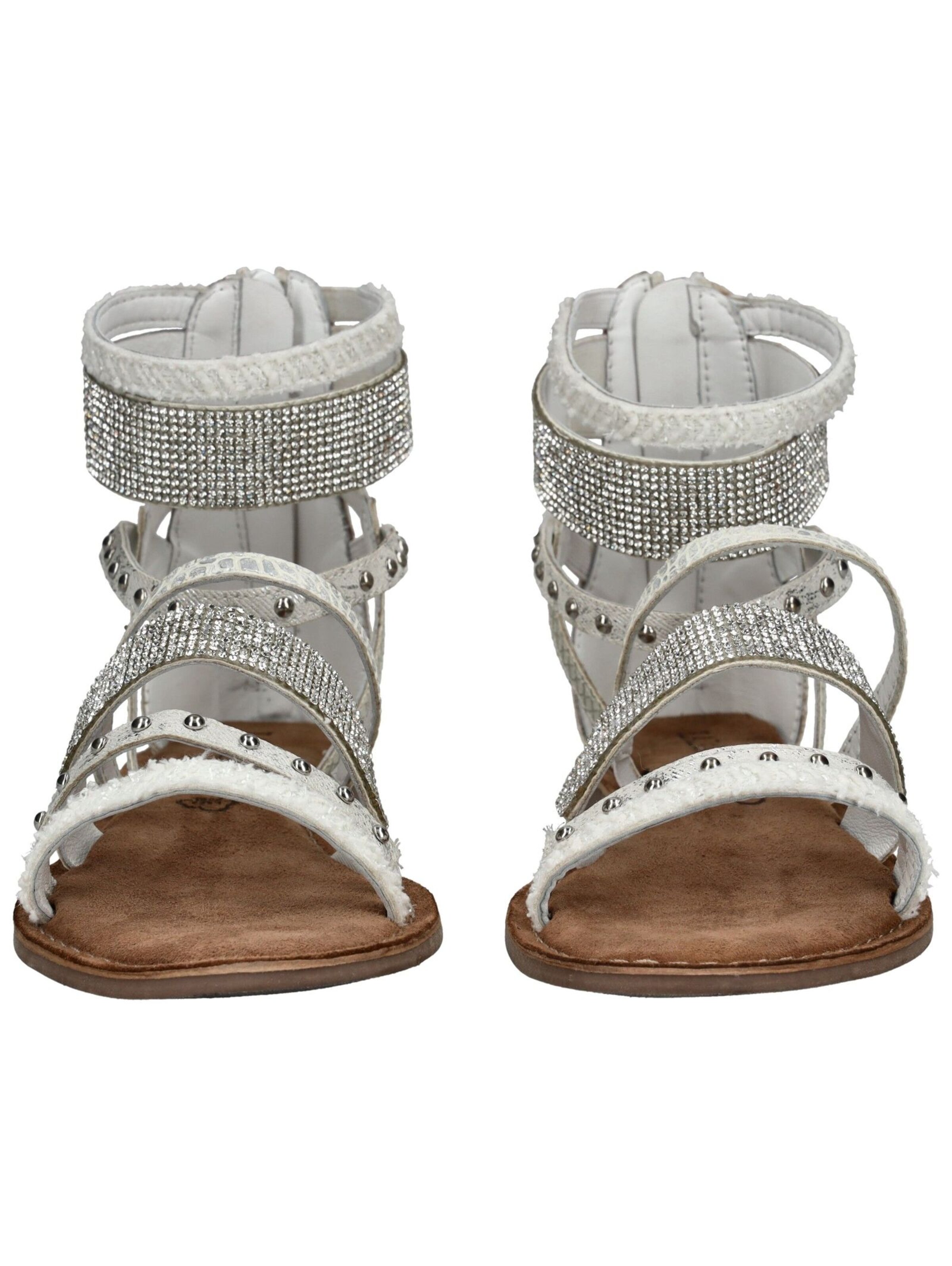 LAZAMANI Strap Sandals in Silver