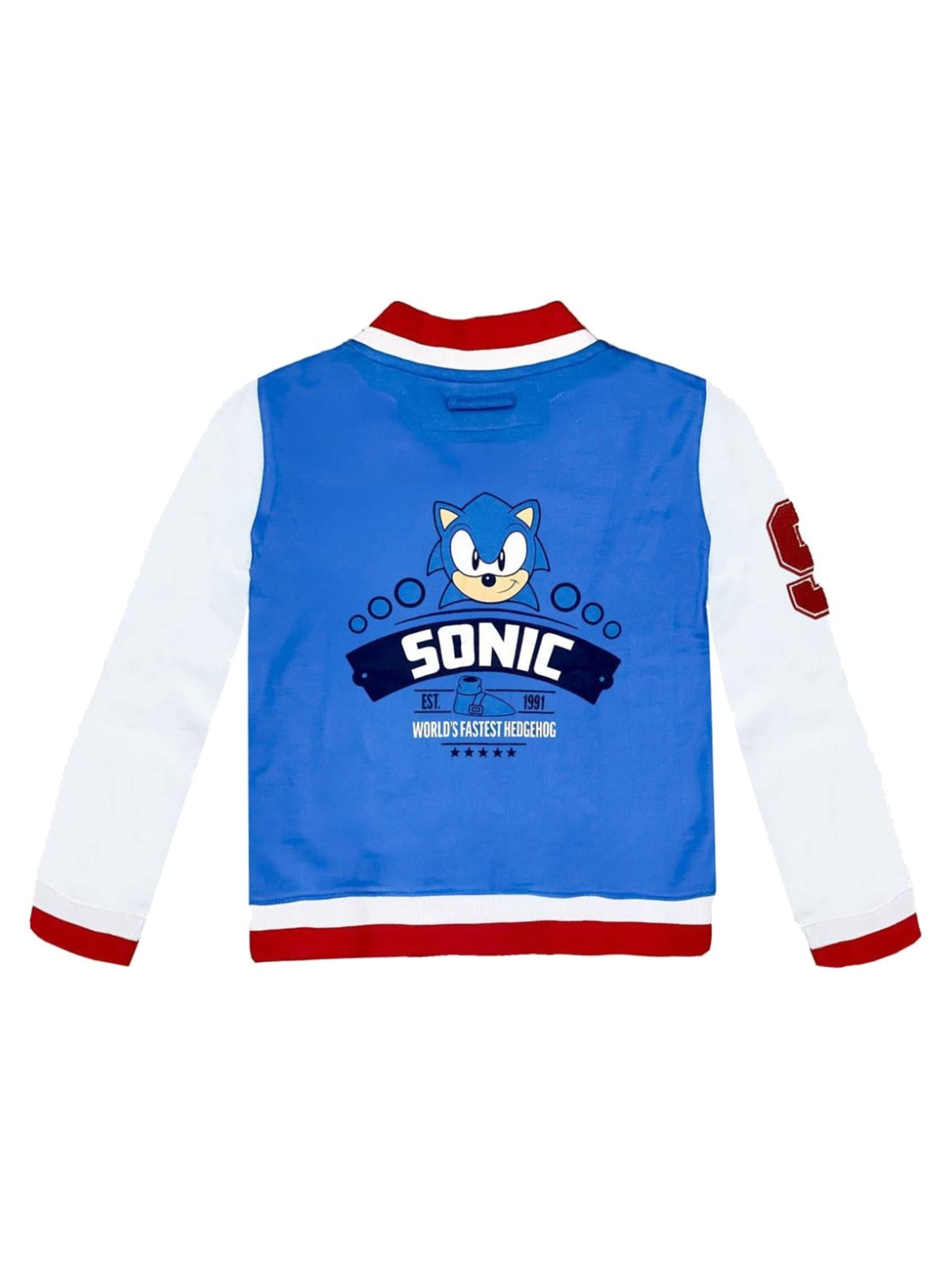 Veste de survêtement 'Sonic the Hedgehog Vest Kind' Sonic the Hedgehog en bleu