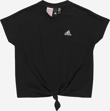 ADIDAS PERFORMANCE Functioneel shirt in Zwart: voorkant