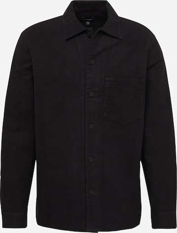 Regular fit Camicia di Club Monaco in nero: frontale