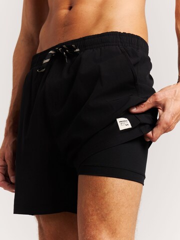 PROTEST Board Shorts 'PRTIgapo' in Black