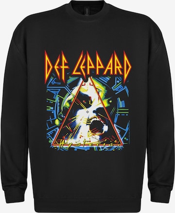Sweat-shirt 'Hysteria' Def Leppard en noir : devant