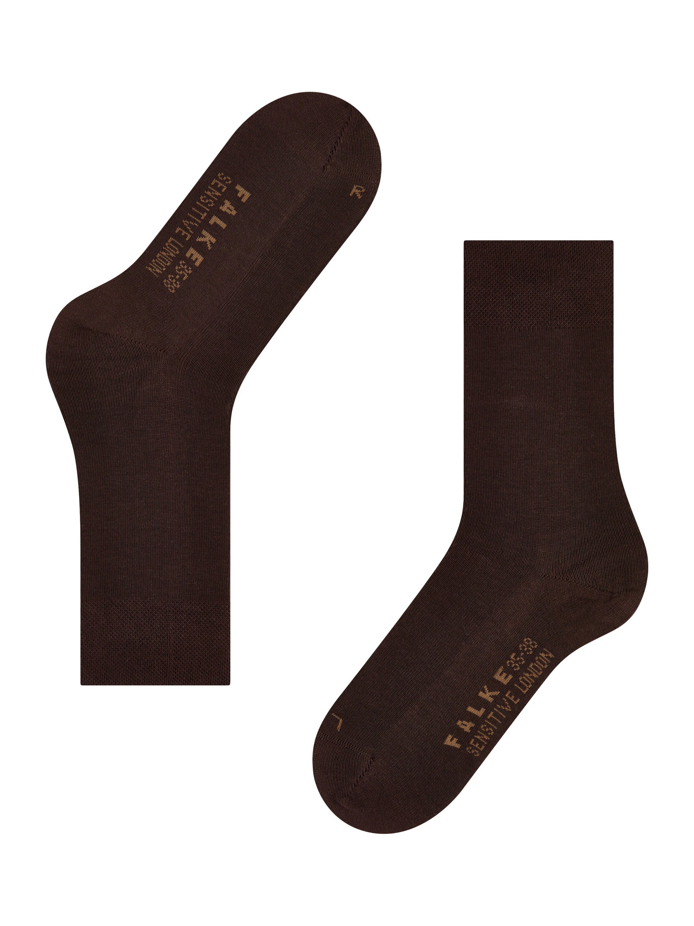 FALKE Socken 'Sensitive London'‌‌‌‌‌‌ in Braun