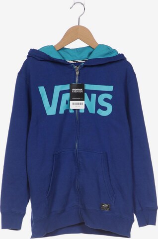VANS Sweatshirt & Zip-Up Hoodie in L in Blue: front