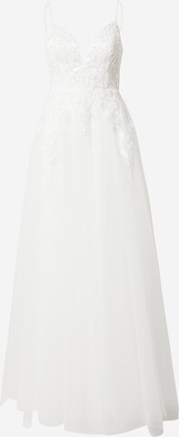 MAGIC BRIDE Βραδινό φόρεμα σε μπεζ: μπροστά