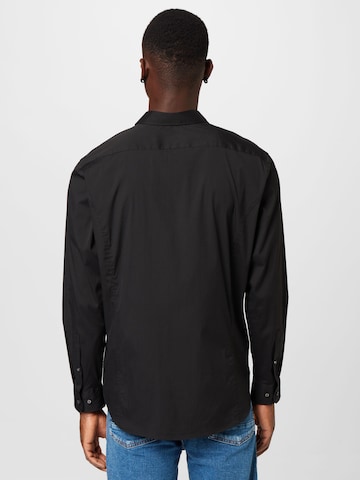 JOOP! Slim fit Button Up Shirt 'Victor' in Black