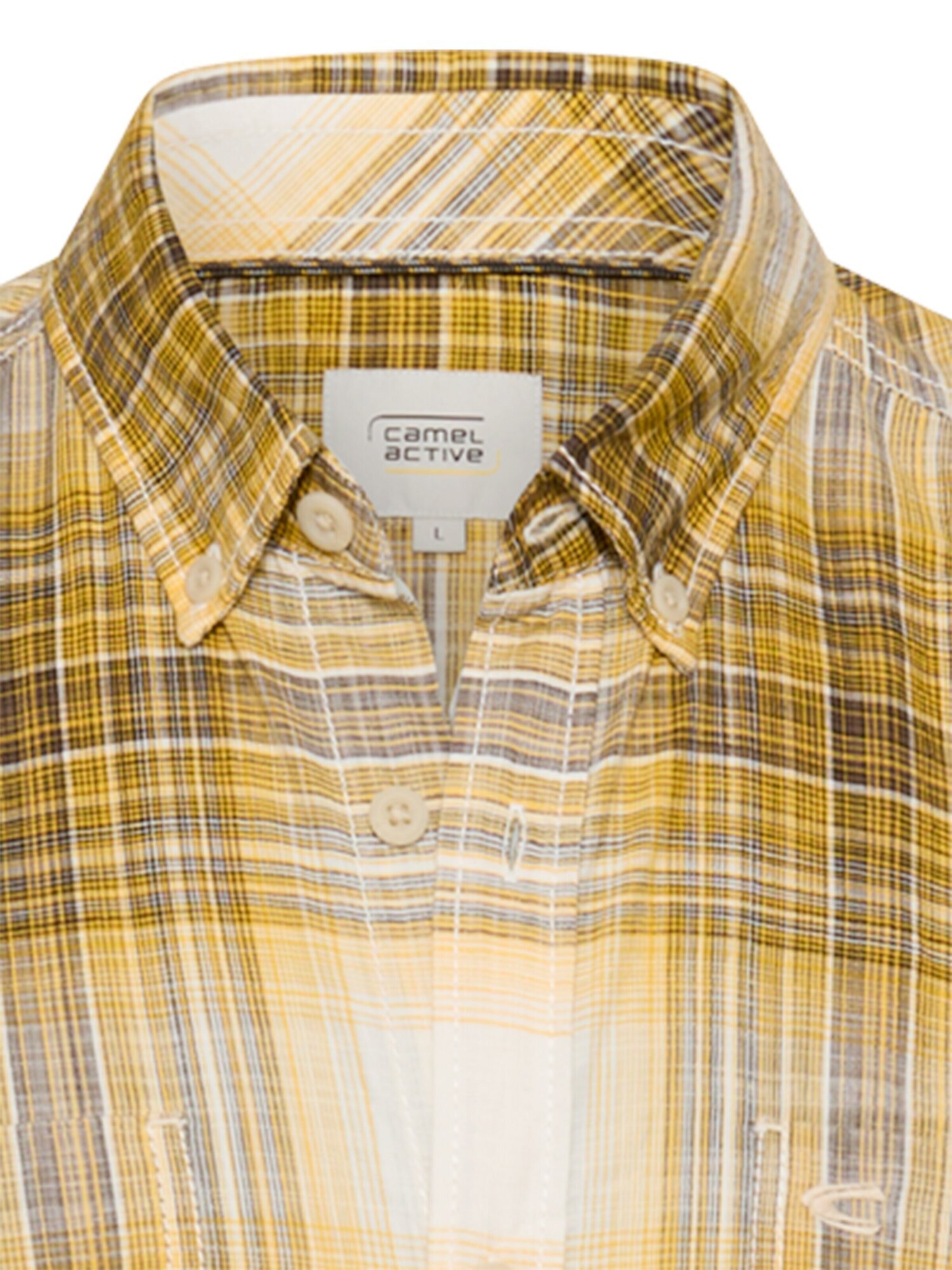 CAMEL ACTIVE Regular Fit Hemd in Gelb